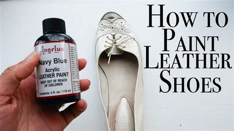 can you spray paint fake leather shoes|painting faux leather shoes.